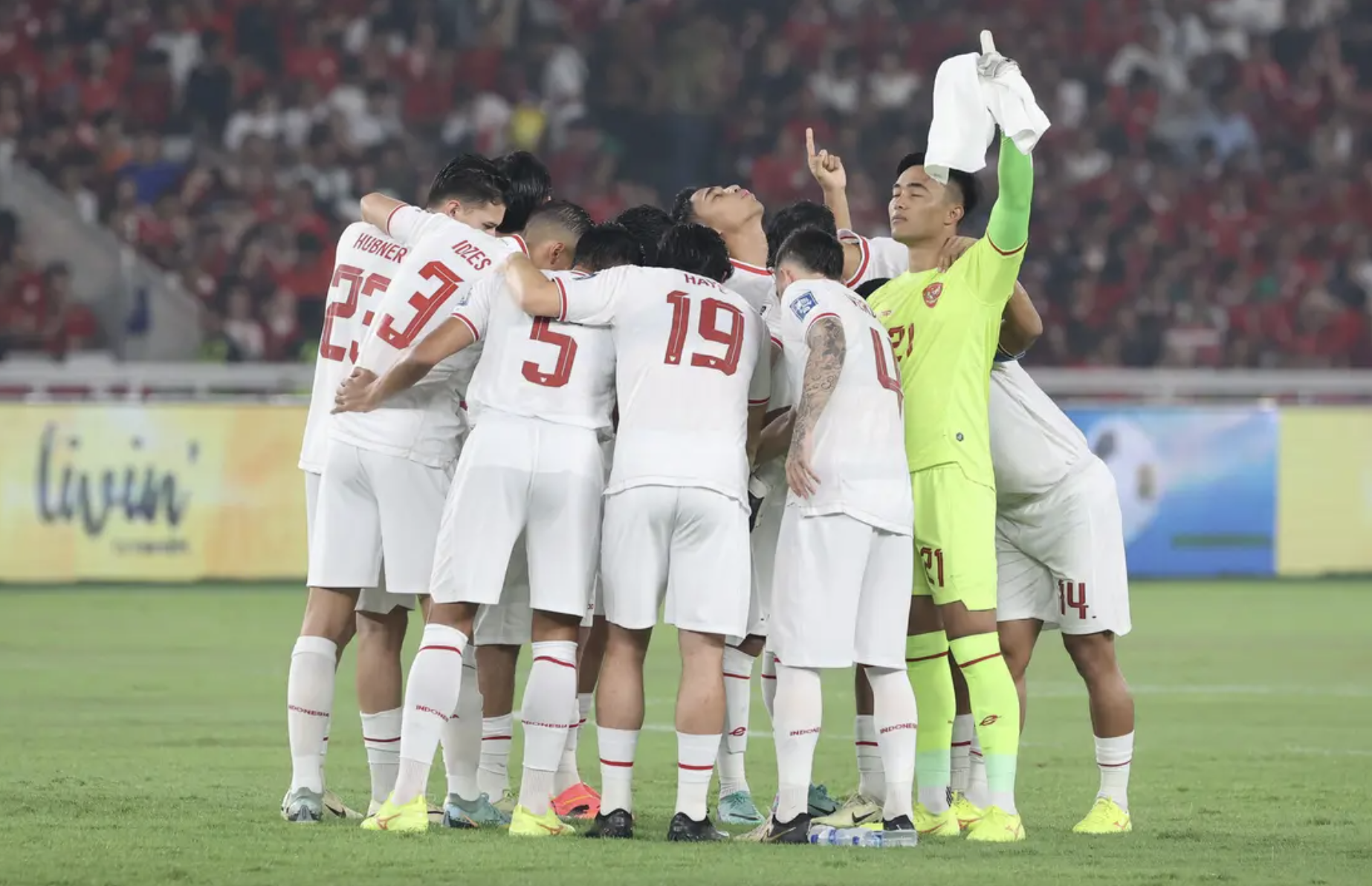 Indonesia lần đầu vào đến vòng loại ba World Cup. Ảnh: Bola