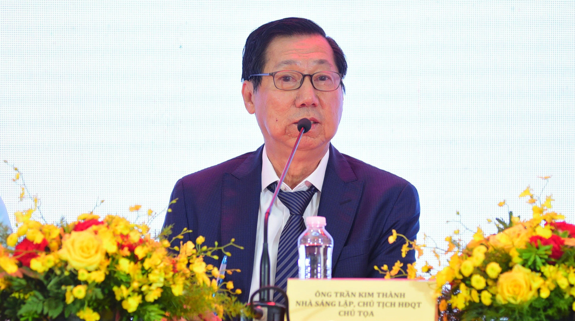 Kido tham gia mô hình kinh tế chia sẻ, mở hàng chục ngàn cửa hàng miniBAO- Ảnh 2. Chủ tịch Kido Trần Kim Thành đã chia sẻ từ năm 2008 là Kido đã có mục tiêu làm ngành hàng thiết yếu - Ảnh: H.K.