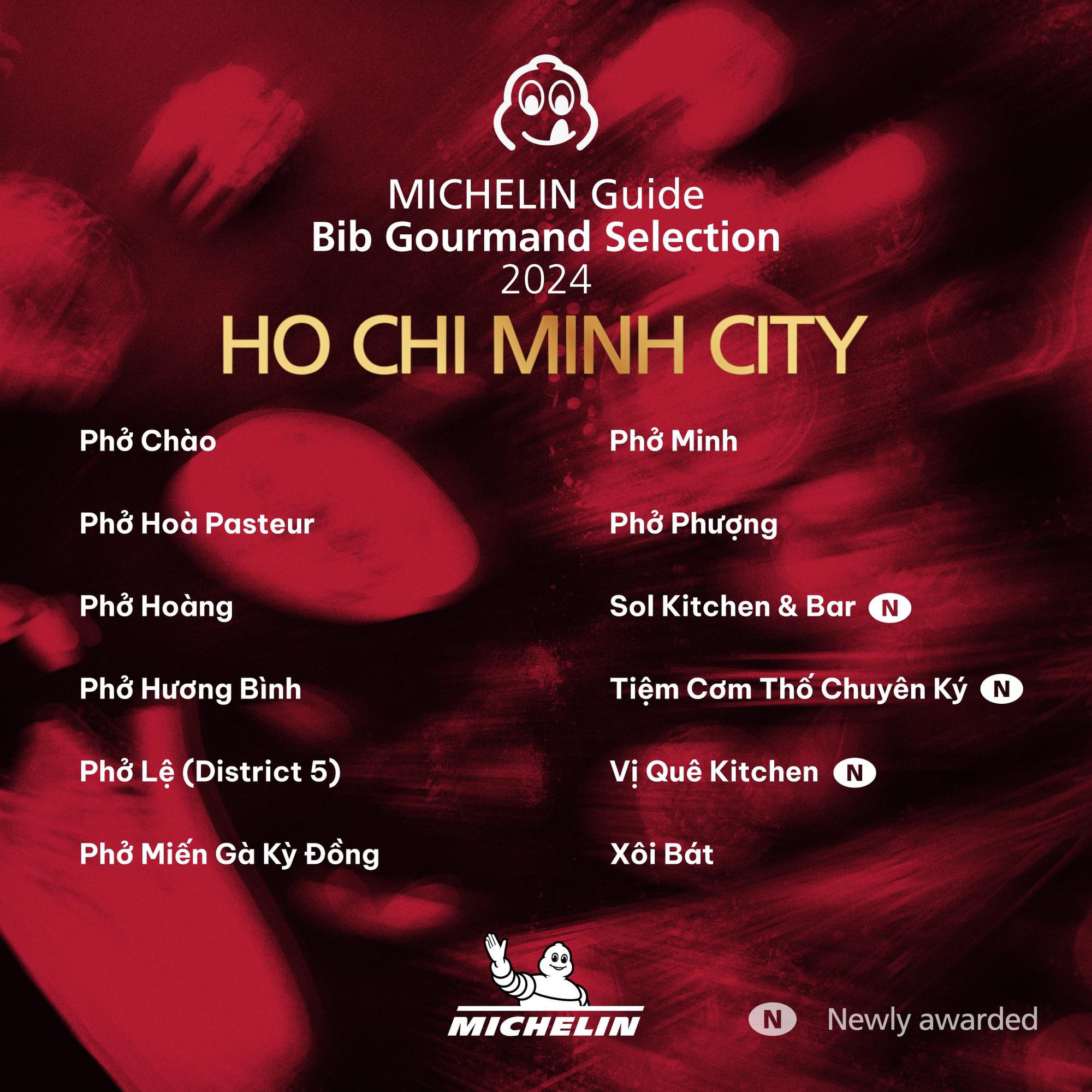 2 năm liền được Michelin vinh danh: Chủ quán cơm tấm, phở, miến gà... ở TP.HCM ăn mừng- Ảnh 2. 2 năm liền được Michelin vinh danh: Chủ quán cơm tấm, phở, miến gà... ở TP.HCM ăn mừng- Ảnh 2.