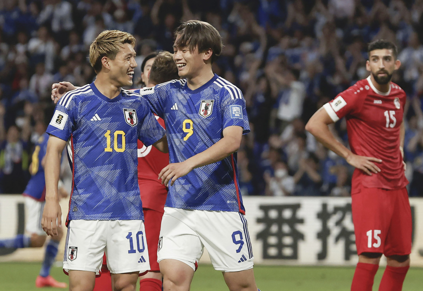 Nhật Bản là đội ghi nhiều bàn nhất vòng loại hai World Cup 2026 - khu vực châu Á, với 24 pha lập công. Ảnh: Kyodo via AP