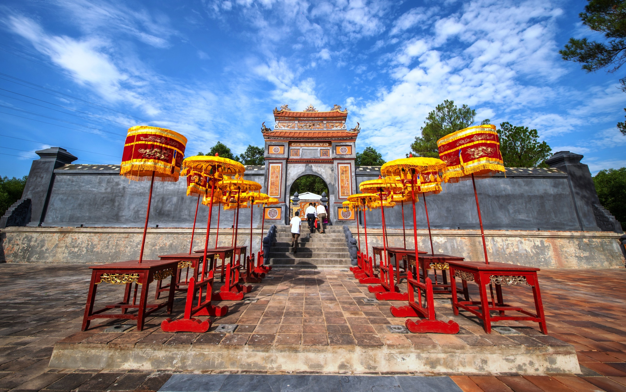 Hoàn thành trùng tu lăng mộ của Hoàng thái hậu Từ Dụ- Ảnh 1. Lăng mộ của Hoàng thái hậu Từ Dụ (còn gọi là Từ Dũ) vừa được khánh thành trùng tu - Ảnh: BẢO MINH