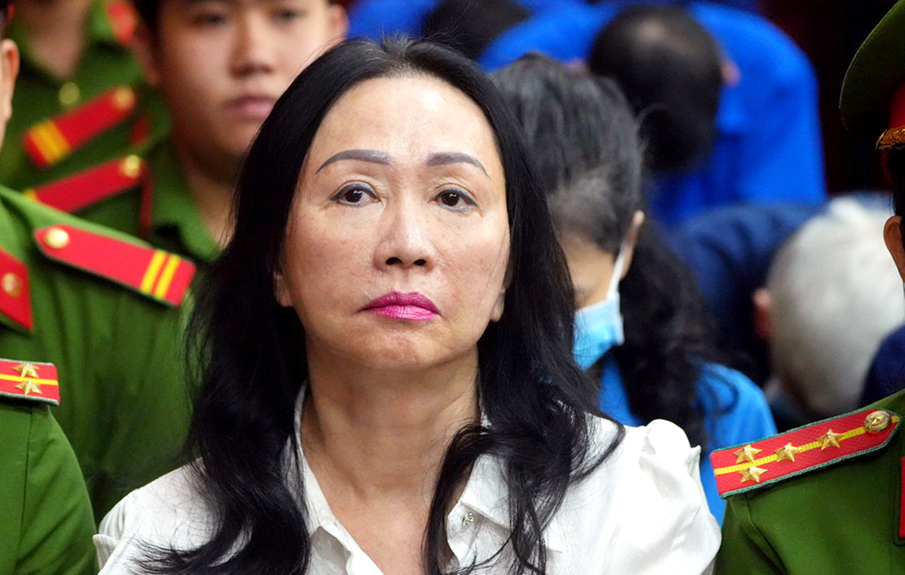 Bà Trương Mỹ Lan bị tuyên án tử hình - Ảnh: HỮU HẠNH Bà Trương Mỹ Lan tại tòa - Ảnh: HỮU HẠNH