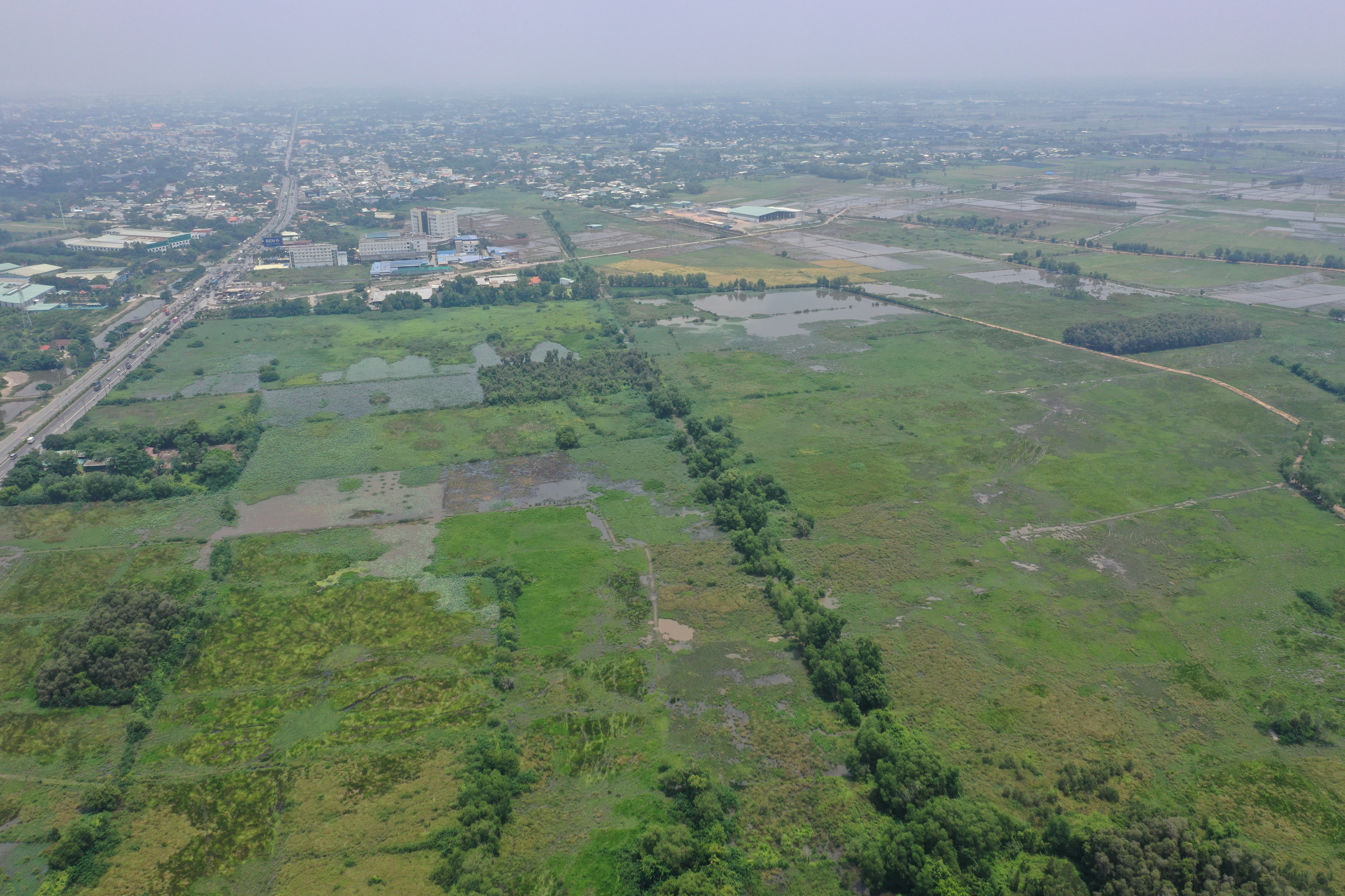 Một phần huyện Củ Chi, tháng 4/2022. Ảnh: Quỳnh Trần
