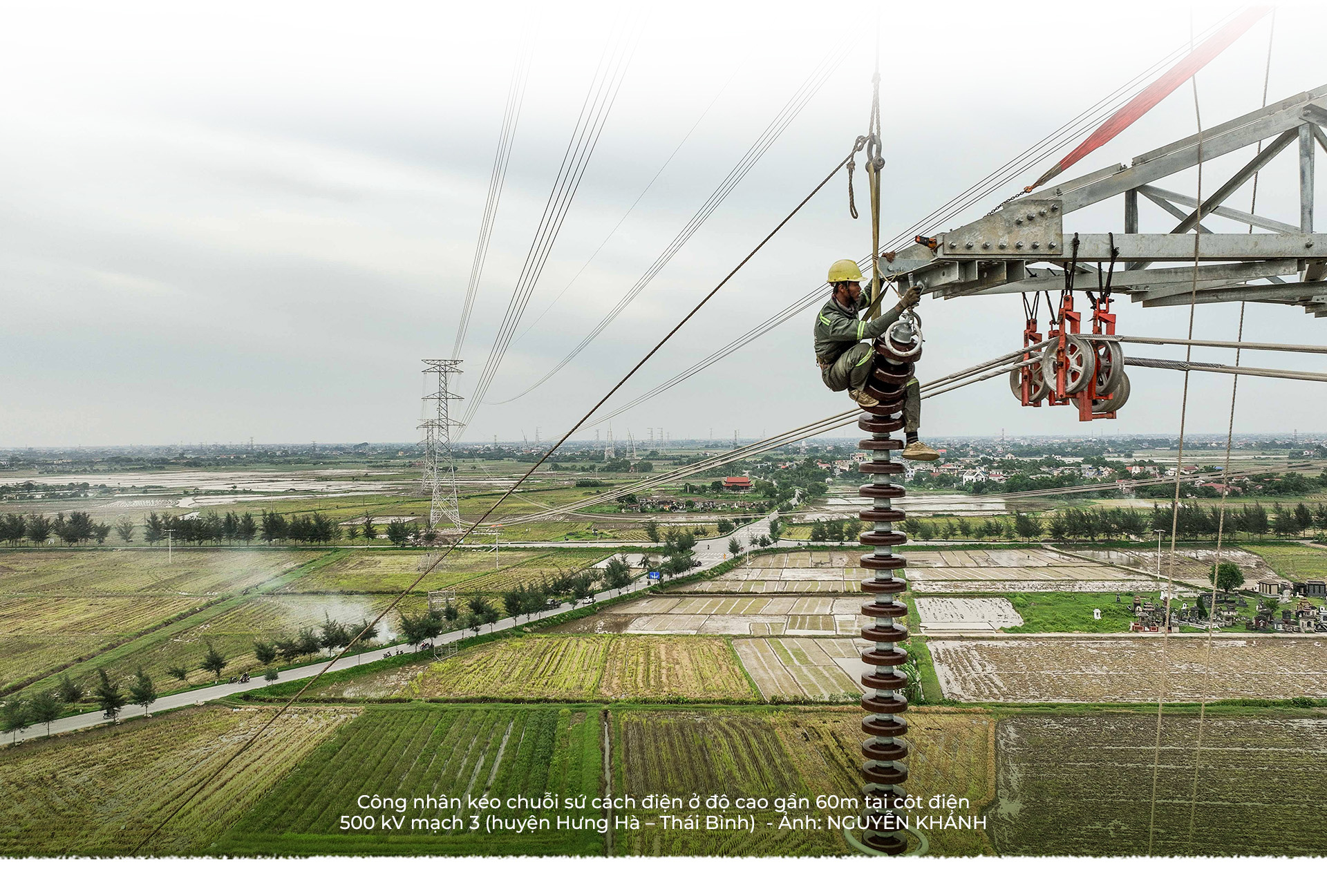 Đường dây 500kV mạch 3 Quảng Trạch - Phố Nối: Sứ mệnh lịch sử kéo điện ra Bắc - Ảnh 11. Đường dây 500kV mạch 3 Quảng Trạch - Phố Nối: Sứ mệnh lịch sử kéo điện ra Bắc - Ảnh 11.