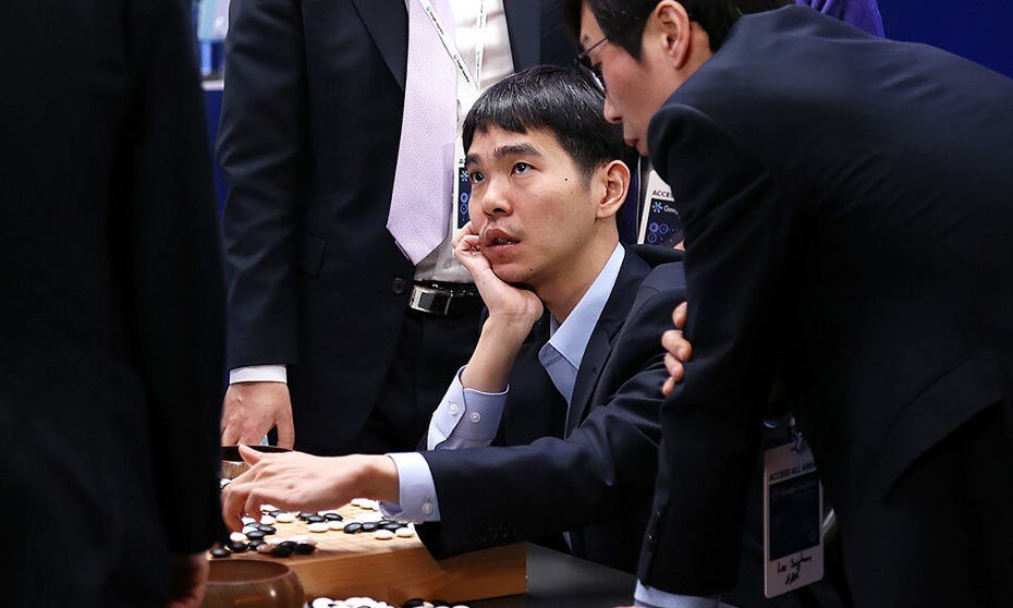 Lee Se-dol sau trận đấu với AlphaGo hồi năm 2016. Ảnh: AFP