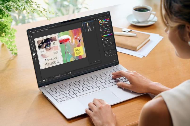 Laptop AI Vivobook S 15: Copilot+ PC, thiết kế mỏng nhẹ- Ảnh 1. Laptop AI Vivobook S 15: Copilot+ PC, thiết kế mỏng nhẹ- Ảnh 1.