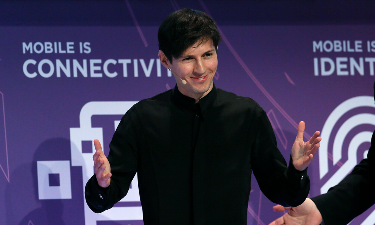 Ông Durov tại một hội nghị công nghệ ở Tây Ban Nha năm 2016. Ảnh: Reuters