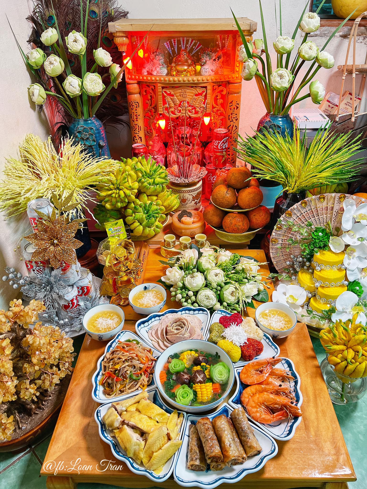 Mâm cúng rằm tháng giêng tươm tất, đủ đầy khiến dân mạng xuýt xoa- Ảnh 1. Mâm cúng rằm tháng giêng tươm tất, đủ đầy khiến dân mạng xuýt xoa- Ảnh 1.