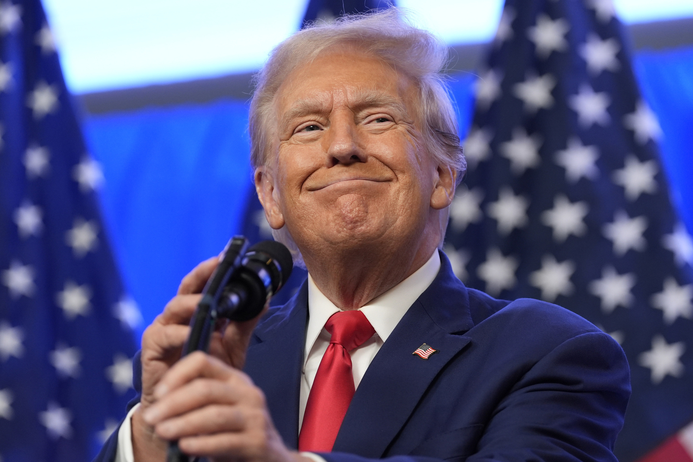 Cựu tổng thống Donald Trump tại bang New Jersey ngày 15/8. Ảnh: AP