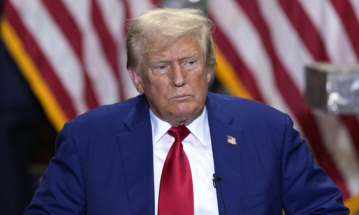 Cựu tổng thống Mỹ Donald Trump tại một sự kiện vận động tranh cử ở Pennsylvania hôm 19/8. Ảnh: AP