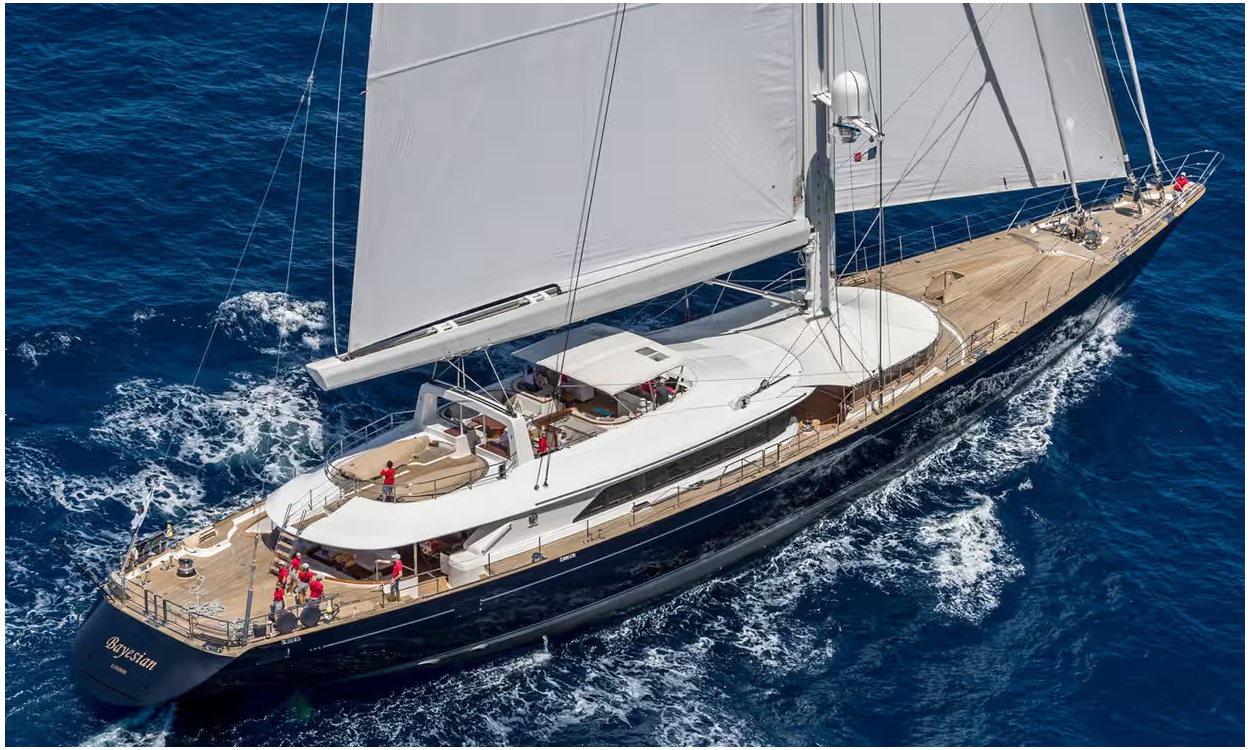 Siêu du thuyền Bayesian. Ảnh: Perini Navi