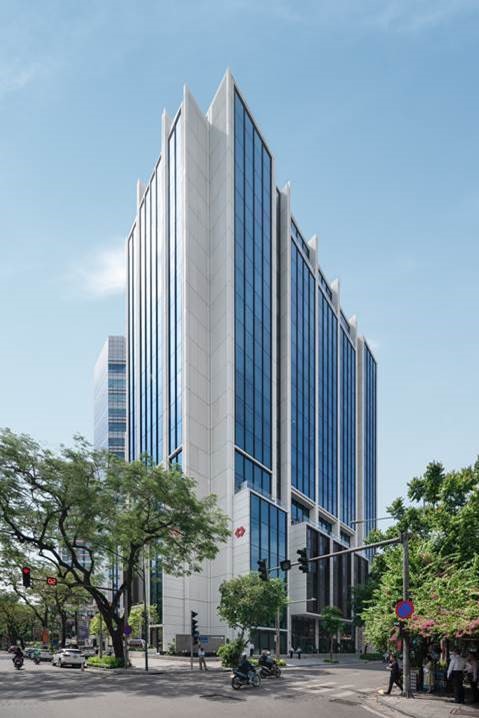 Phối cảnh trụ sở chính Techcombank. Ảnh: Techcombank