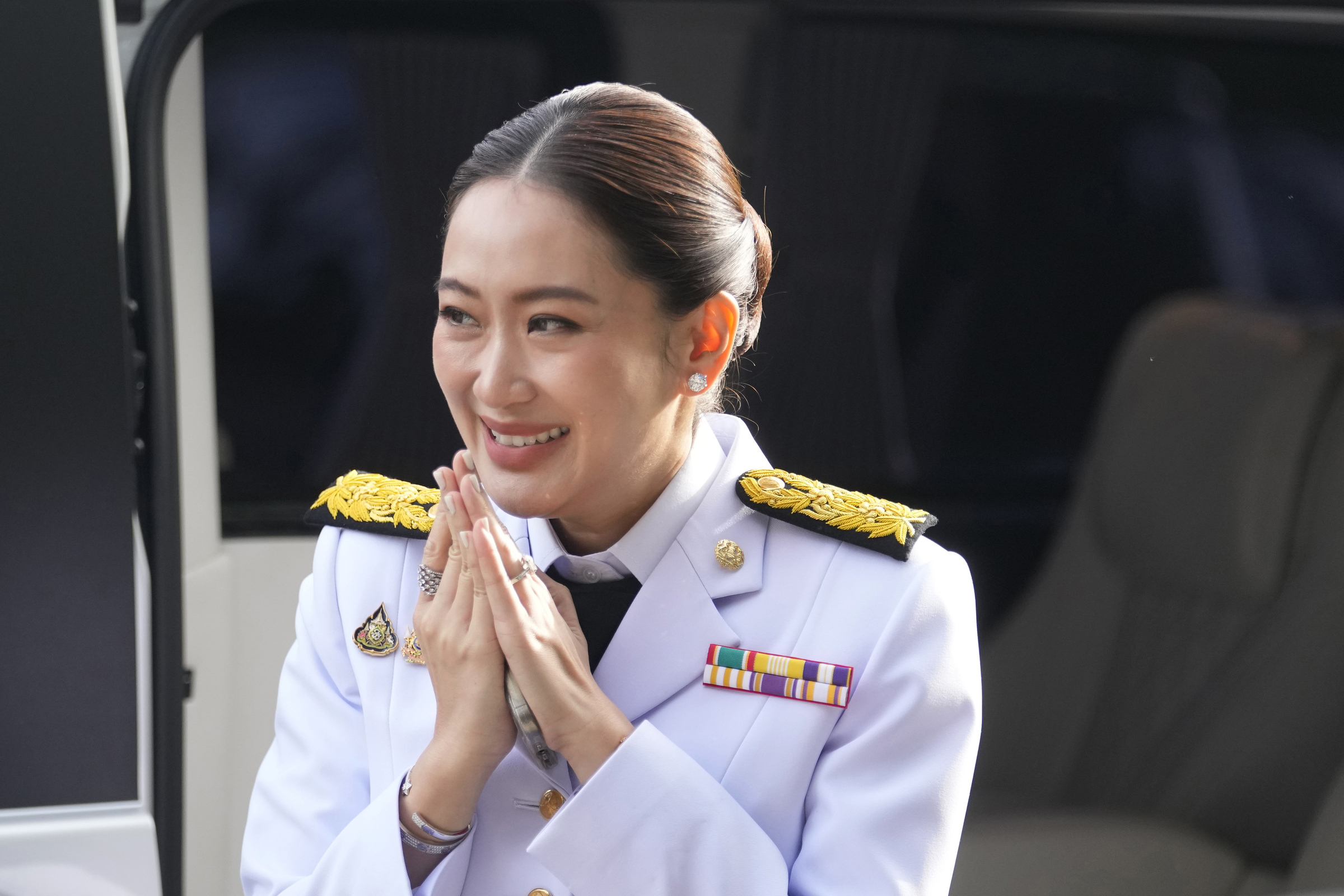 Tân thủ tướng Thái Lan Paetongtarn Shinawatra ngày 18/8 trước lễ nhậm chức. Ảnh: AP