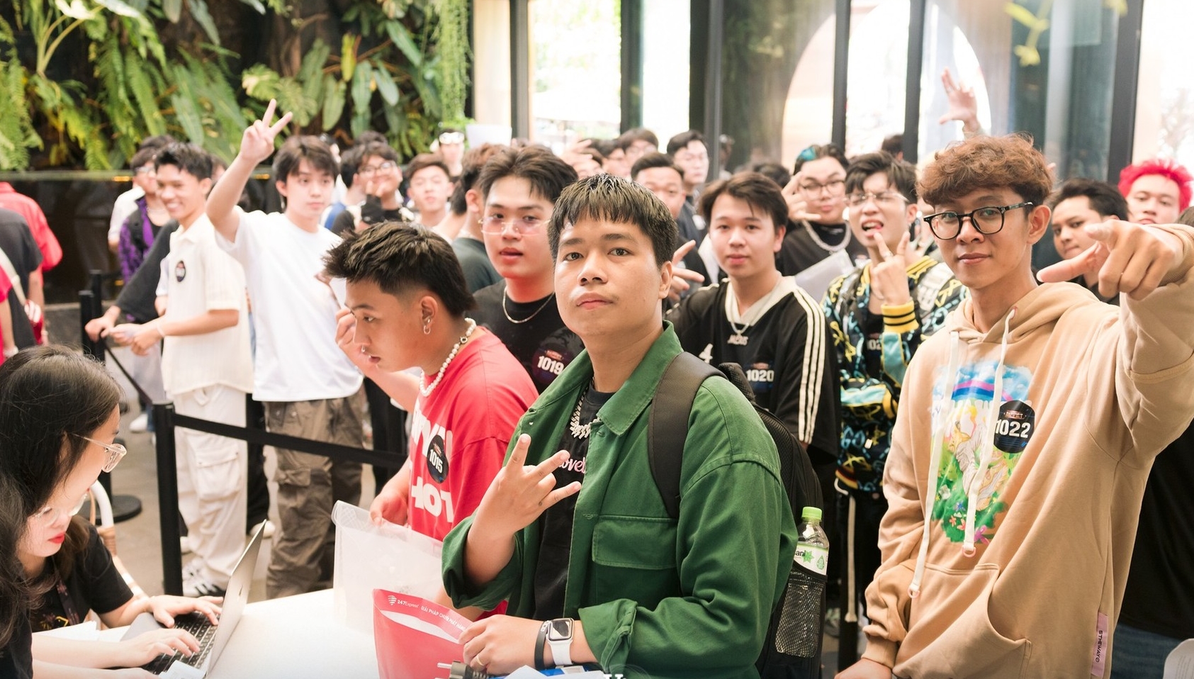 Các thí sinh tham gia vòng casting Rap Việt 2024 hồi tháng 7 ở TP HCM. Ảnh: Ban tổ chức cung cấp