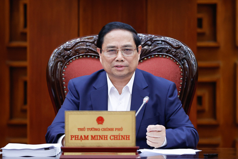 Chính phủ bàn thảo sửa 13 luật để tháo gỡ các vấn đề cấp bách- Ảnh 1. Thủ tướng Chính phủ Phạm Minh Chính - Ảnh: VGP