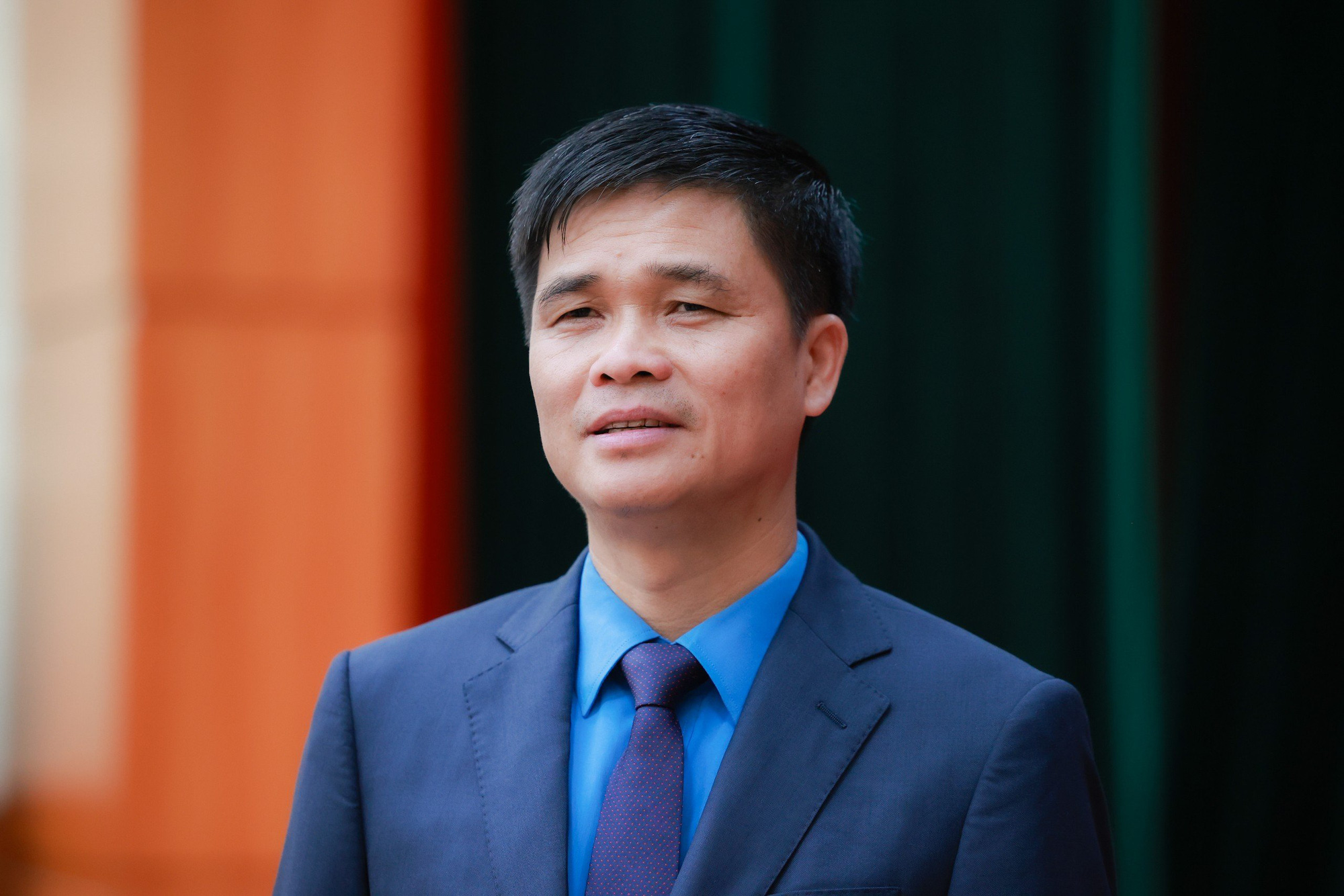 Ông Ngọ Duy Hiểu, phó chủ tịch Tổng liên đoàn Lao động Việt Nam - Ảnh: HẢI NGUYỄN Công ty sản xuất giày dép cho 42.000 công nhân đi du lịch Đà Lạt- Ảnh 2.