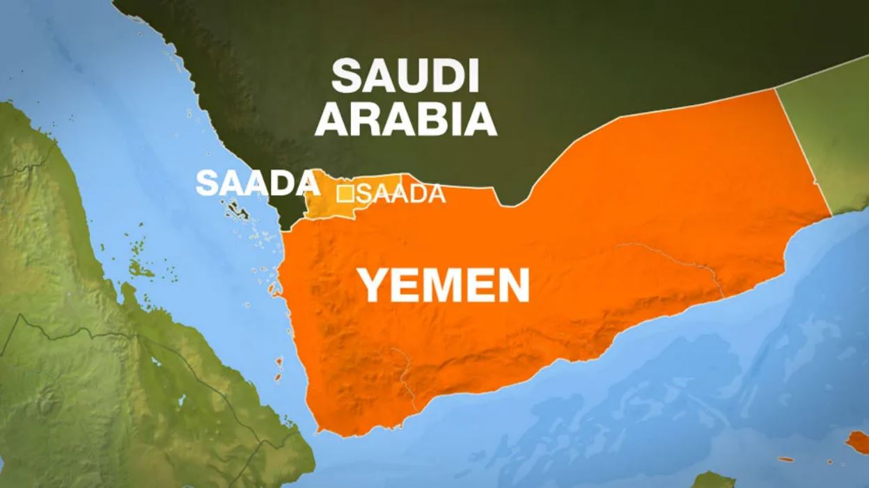 Vị trí tỉnh Sadaa của Yemen. Đồ họa: Al Jazeera