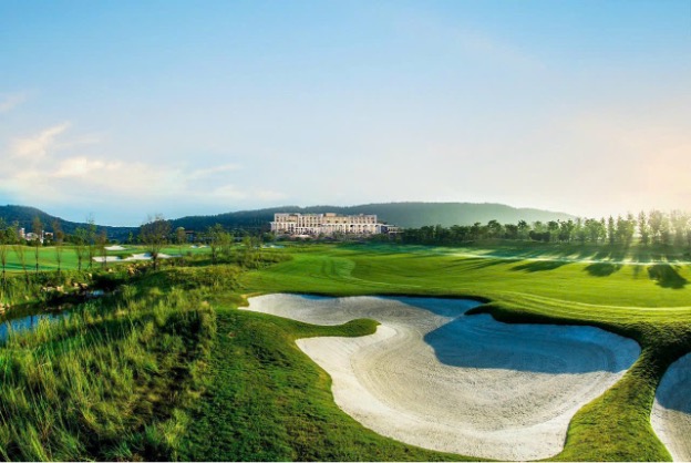 Dự án sân golf Văn Lang Empire T&T Golf Club. Ảnh: T&T