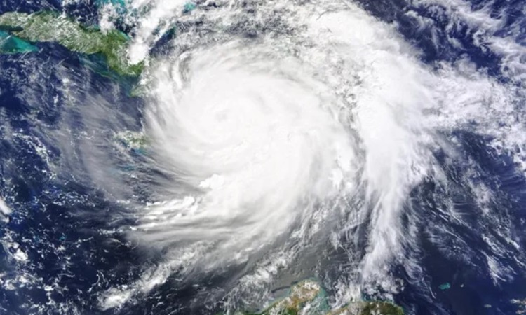 La Nina có thể dẫn tới những cơn bão mạnh ở Đại Tây Dương như bão Matthew đổ bộ vào Haiti năm 2016. Ảnh:NASA