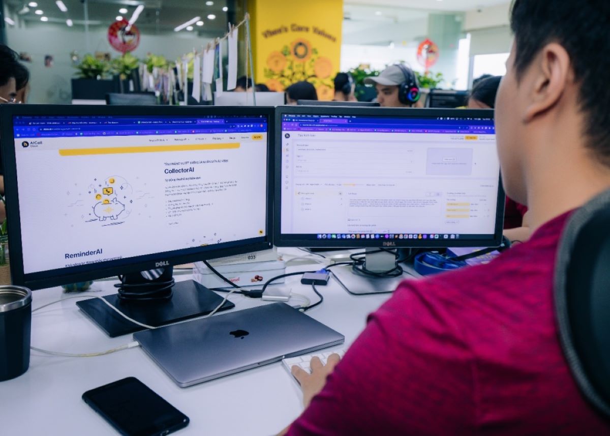 Giải pháp tổng đài viên ảo của Vbee sử dụng AI. Ảnh: Vbee