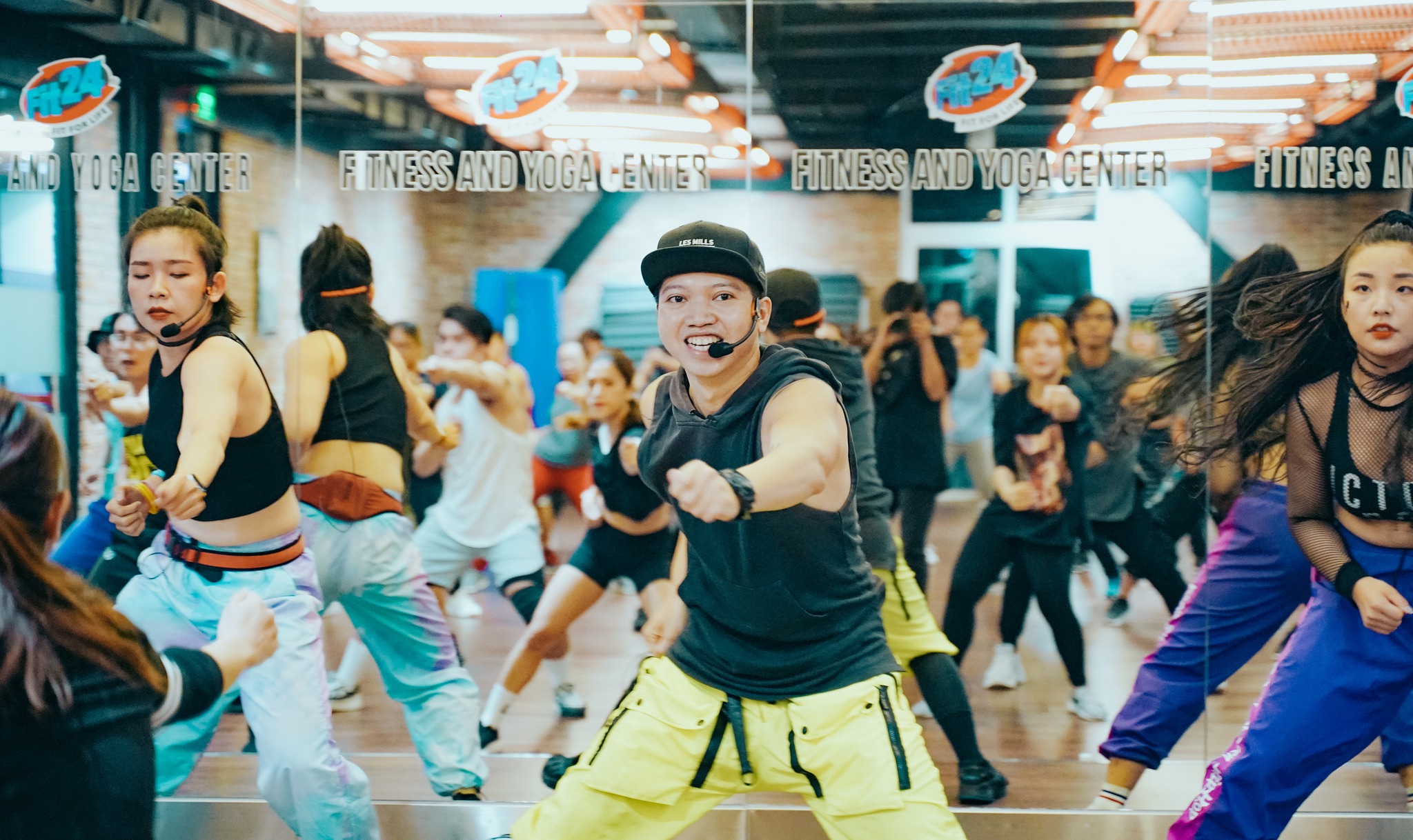 Một lớp tập của Fit24 vào năm 2022. Ảnh: Fanpage Fit24