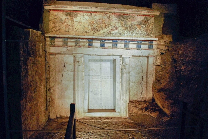 Mặt ngoài của hầm mộ Royal Tomb II. Ảnh: Wikimedia
