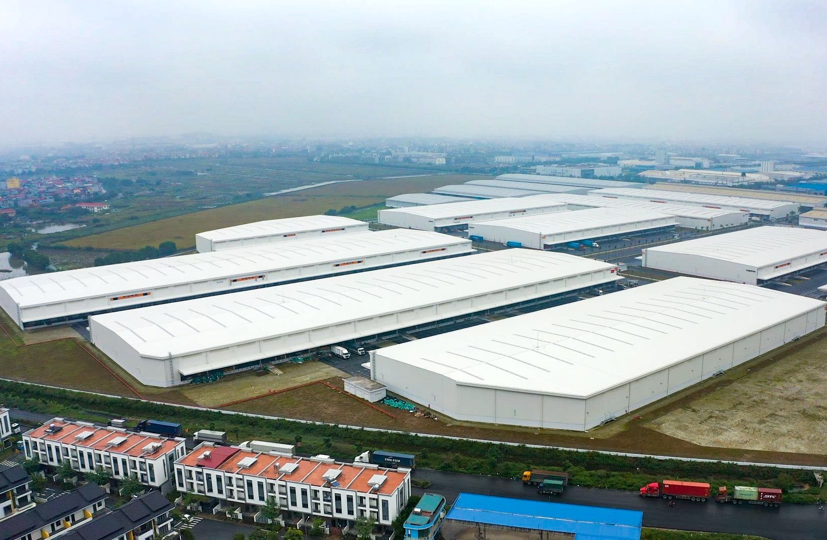 Một góc khu công nghiệp VSIP, một trong số các khu công nghiệp hiện đại bậc nhất của tỉnh Bắc Ninh - địa phương dẫn đầu về thu hút vốn FDI 9 tháng qua. Ảnh: Gia Chính