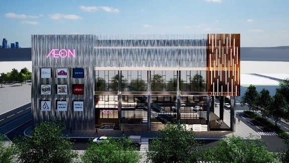 Phối cảnh bên ngoài trung tâm. Ảnh: Aeon Việt Nam