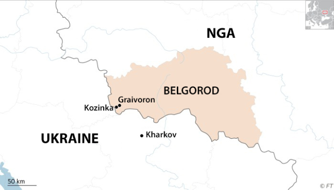 Vị trí Kharkov. Đồ họa: FT