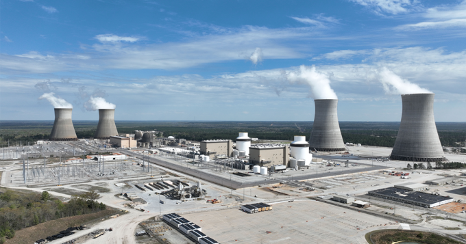Một nhà máy điện hạt nhân của Georgia Power ở Mỹ. Ảnh: Enegy.gov