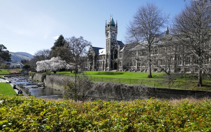 Khuôn viên Đại học Otago, New Zealand. Ảnh: Otago Daily Times