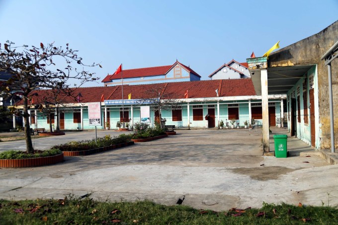 Điểm trường Tân Mỹ ở phường Quảng Phúc xuống cấp. Ảnh: Vạn An