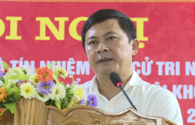 Ông Lê Ngọc Châu, Phó chủ tịch UBND tỉnh Hà Tĩnh. Ảnh: Đình Việt