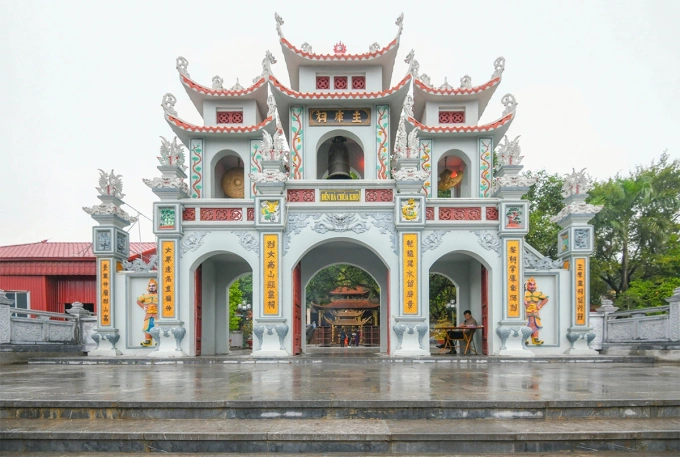 Đền Bà Chúa Kho ở phường Vũ Ninh, TP Bắc Ninh. Ảnh: Kiều Dương