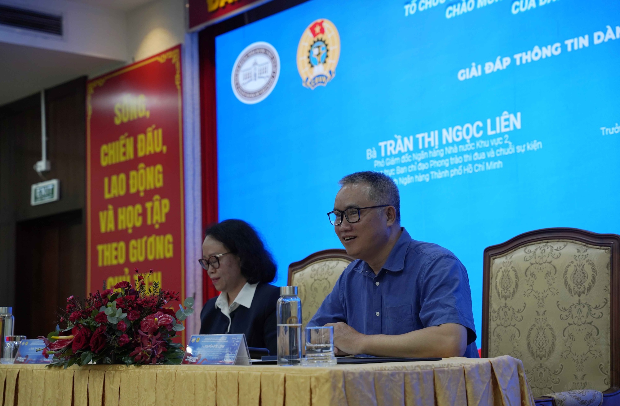 Ngành ngân hàng tổ chức chuỗi sự kiện hướng tới ngày thống nhất đất nước - Ảnh 1.