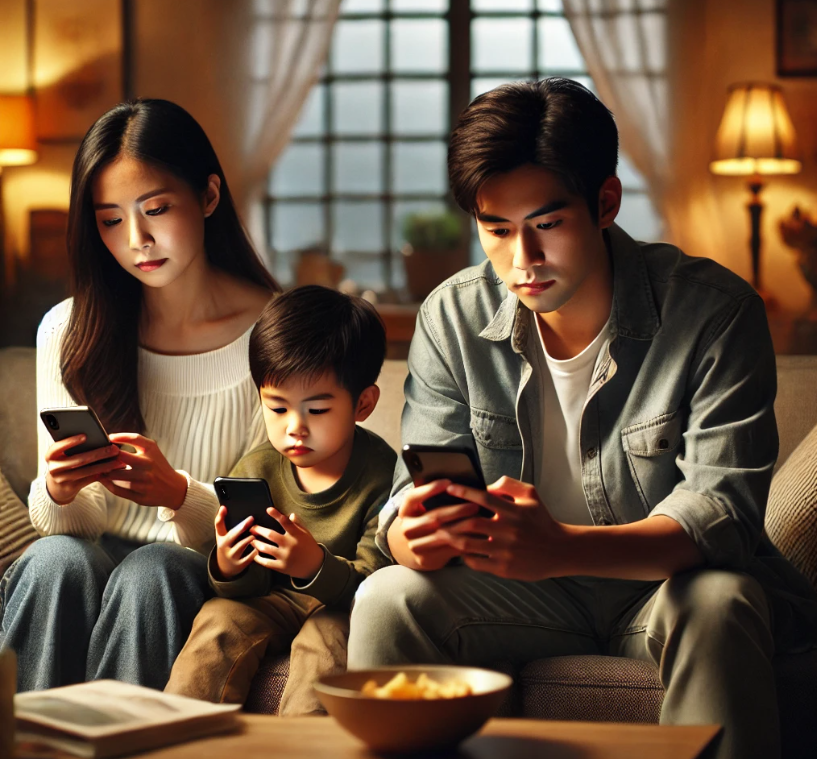 Người lớn nghiện lên mạng, làm sao dạy trẻ em? - Ảnh 1. Người lớn nghiện lên mạng, làm sao dạy trẻ em? - Ảnh 1.