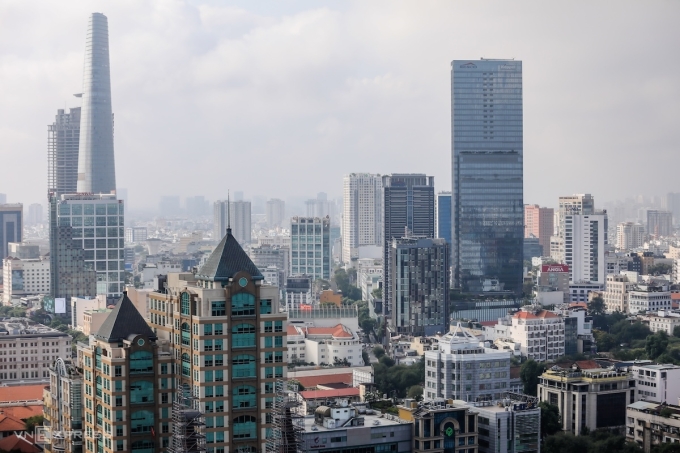 Một góc trung tâm quận 1, TP HCM, tháng 3/2025. Ảnh: Thành Nguyễn
