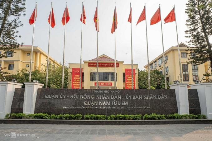 Trụ sở quận Nam Từ Liêm, Hà Nội, tháng 3/2025: Hoàng Giang