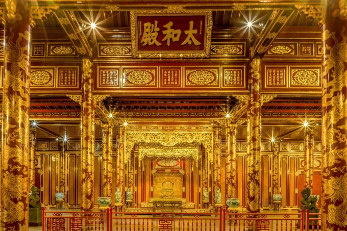 Điện Thái Hòa khánh thành trùng tu tháng 11/2024. Ảnh: Võ Thạnh