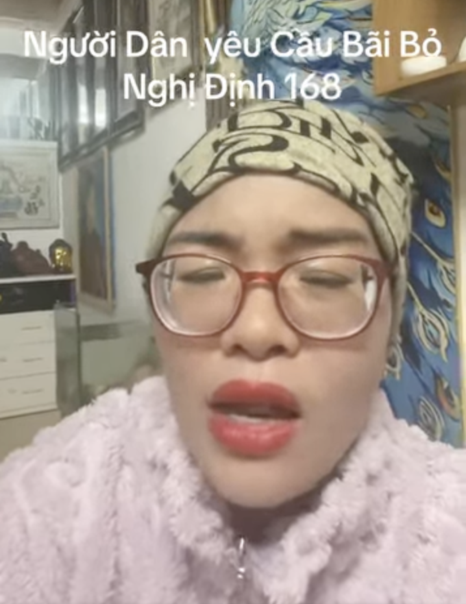 Bị cáo Tâm trong clip đăng tải ngày 13/1, được nhà chức trách xác định có nội dung vi phạm