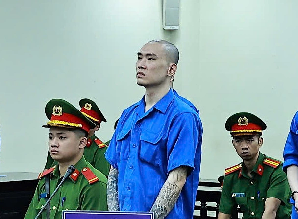 Ông trùm 33 tuổi Nguyễn Thế Thành bị TAND TP HCM phạt tử hình tháng 11/2023 vì Mua bán trái phép chất ma túy và Tàng trữ trái phép vũ khí quân dụng. Ảnh: Danh Lam