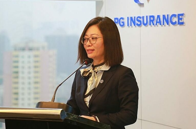 Bà Nguyễn Thị Hương Giang vào thời điểm nhận chức tổng giám đốc. Ảnh: PJICO